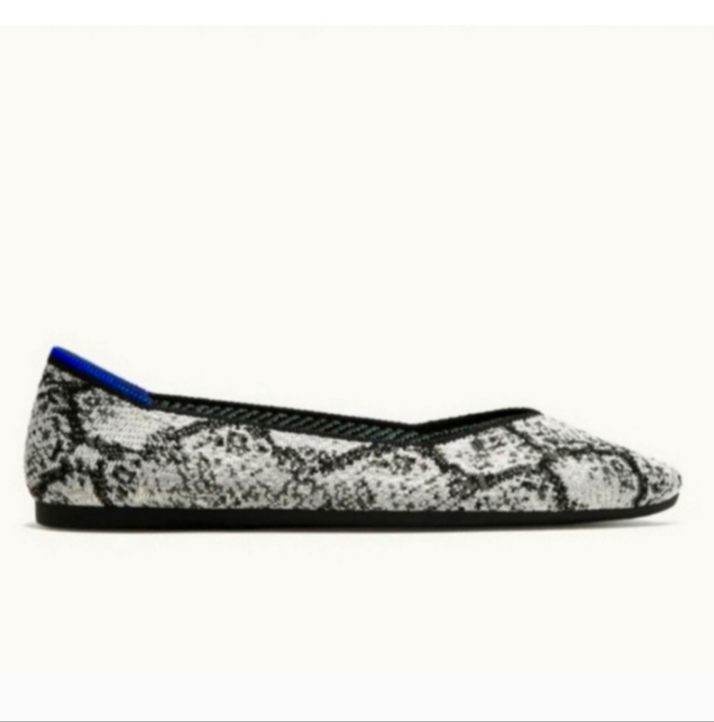 ROTHY'S PHYTHON Textile Print Flats Size 7